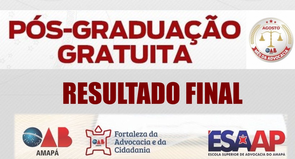 Confira o resultado final do Processo seletivo para Pós-Graduação gratuita